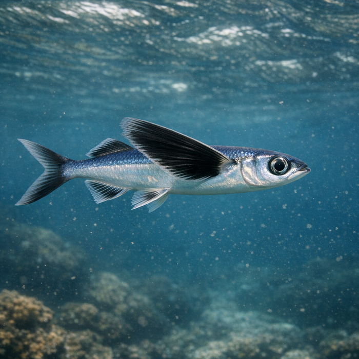 Atlantic blackwing flyingfish: Facts, Records, and How to Catch Them | FishyAF Species #