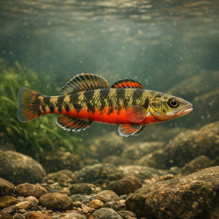 Firebelly darter: Facts, Records, and How to Catch Them | FishyAF Species #