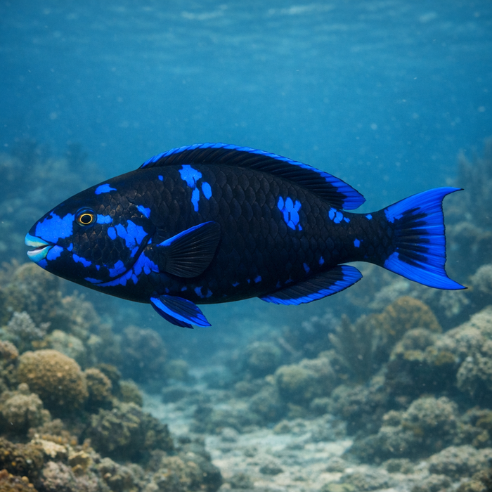 Midnight parrotfish: Facts, Records, and How to Catch Them | FishyAF Species #