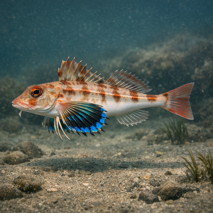 Naked-belly searobin: Facts, Records, and How to Catch Them | FishyAF Species #