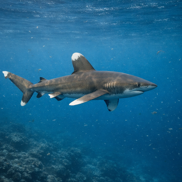 Oceanic whitetip shark: Facts, Records, and How to Catch Them | FishyAF Species #