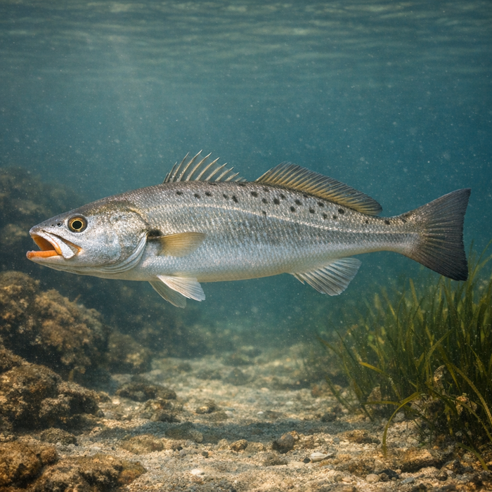 Orangemouth weakfish: Facts, Records, and How to Catch Them | FishyAF Species #