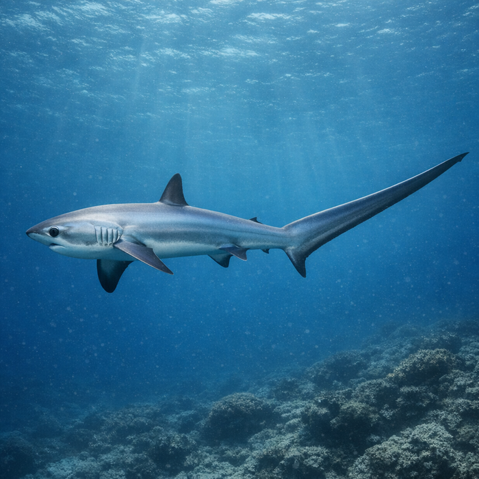 Pelagic thresher: Facts, Records, and How to Catch Them | FishyAF Species #