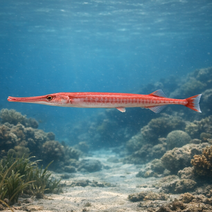 Red cornetfish: Facts, Records, and How to Catch Them | FishyAF Species #