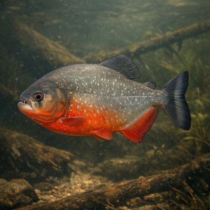 Red piranha: Facts, Records, and How to Catch Them | FishyAF Species #
