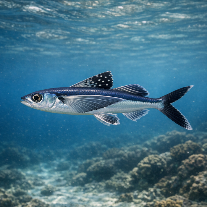 Spotfin flyingfish: Facts, Records, and How to Catch Them | FishyAF Species #