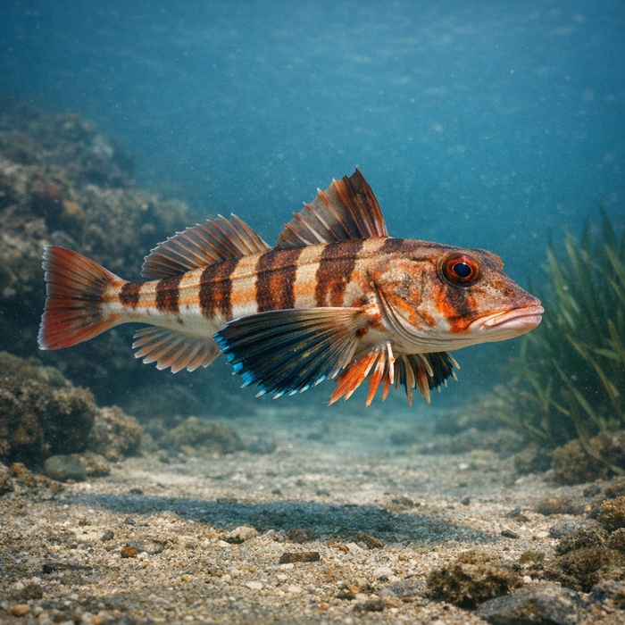 Striped searobin: Facts, Records, and How to Catch Them | FishyAF Species #