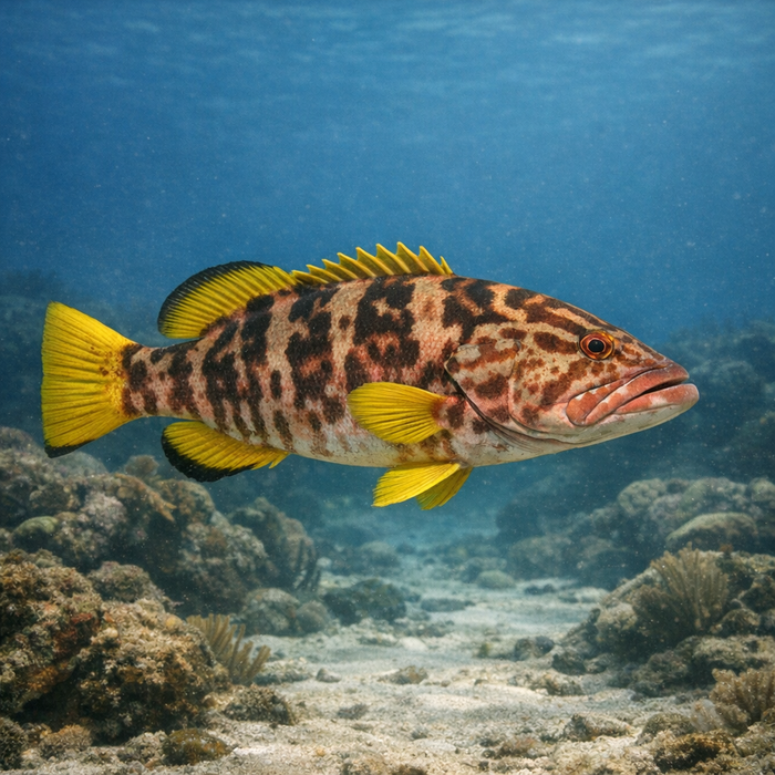 Yellowfin grouper: Facts, Records, and How to Catch Them | FishyAF Species #