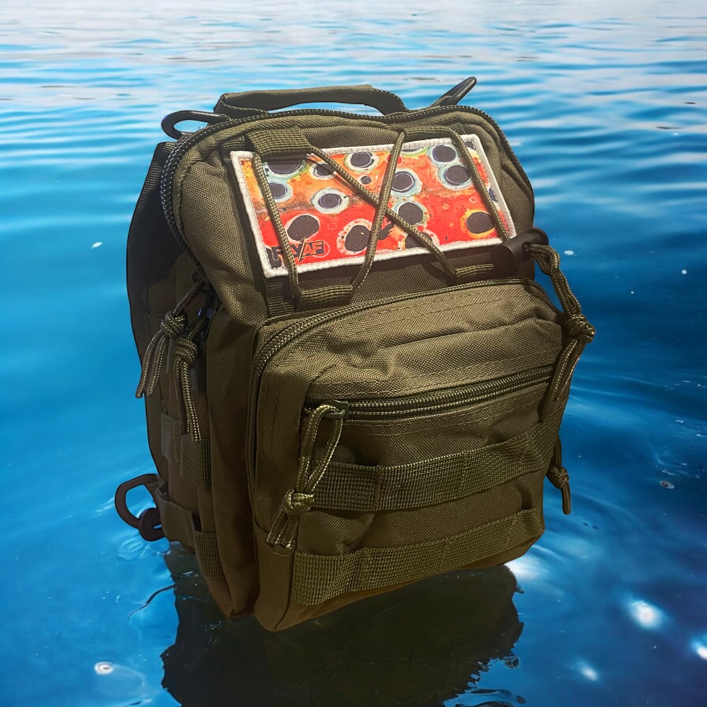 Switchback Tactical Crossbody Sling Tackle Bag - Olive