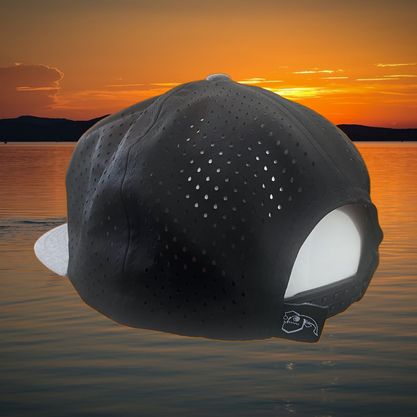 FishyAF Elite Series Flat Brim Switchback - Black/Grey