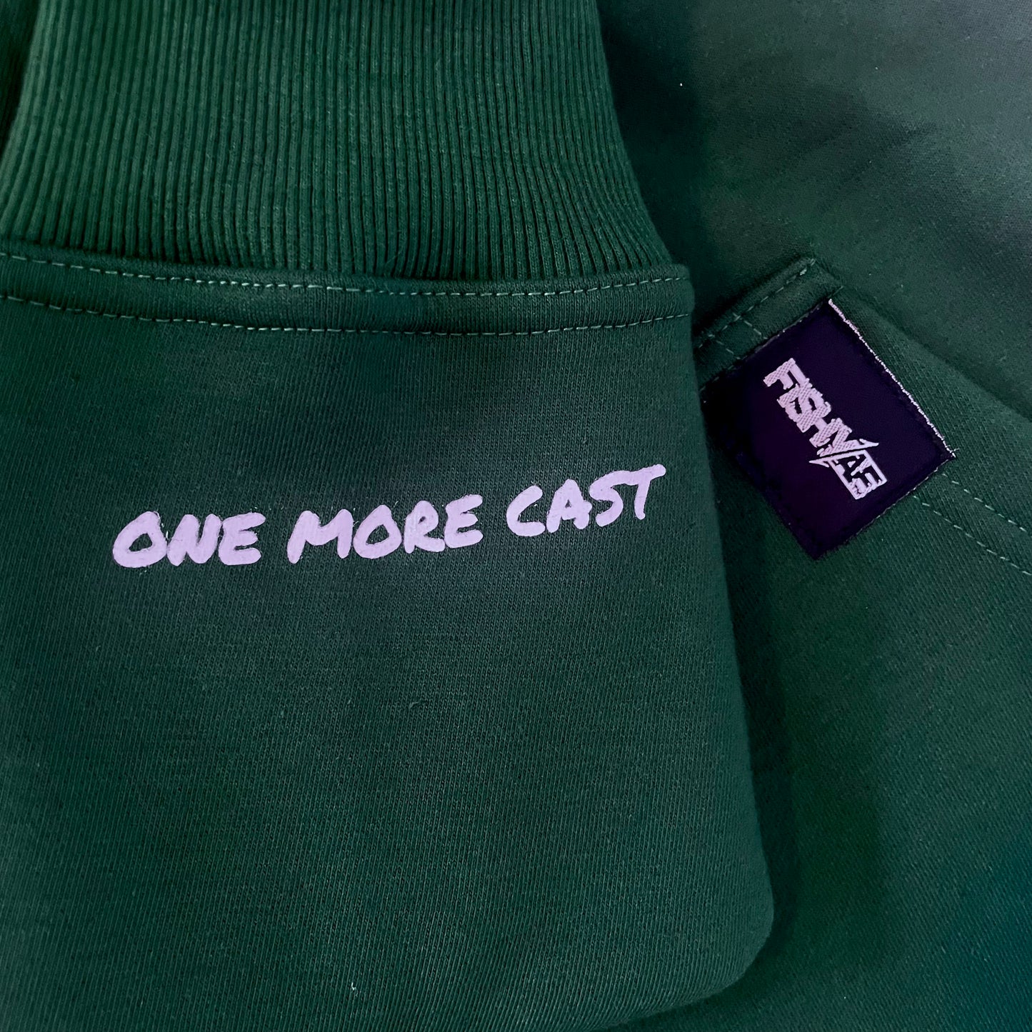 Angler Fish Zipper Hoodie - Green