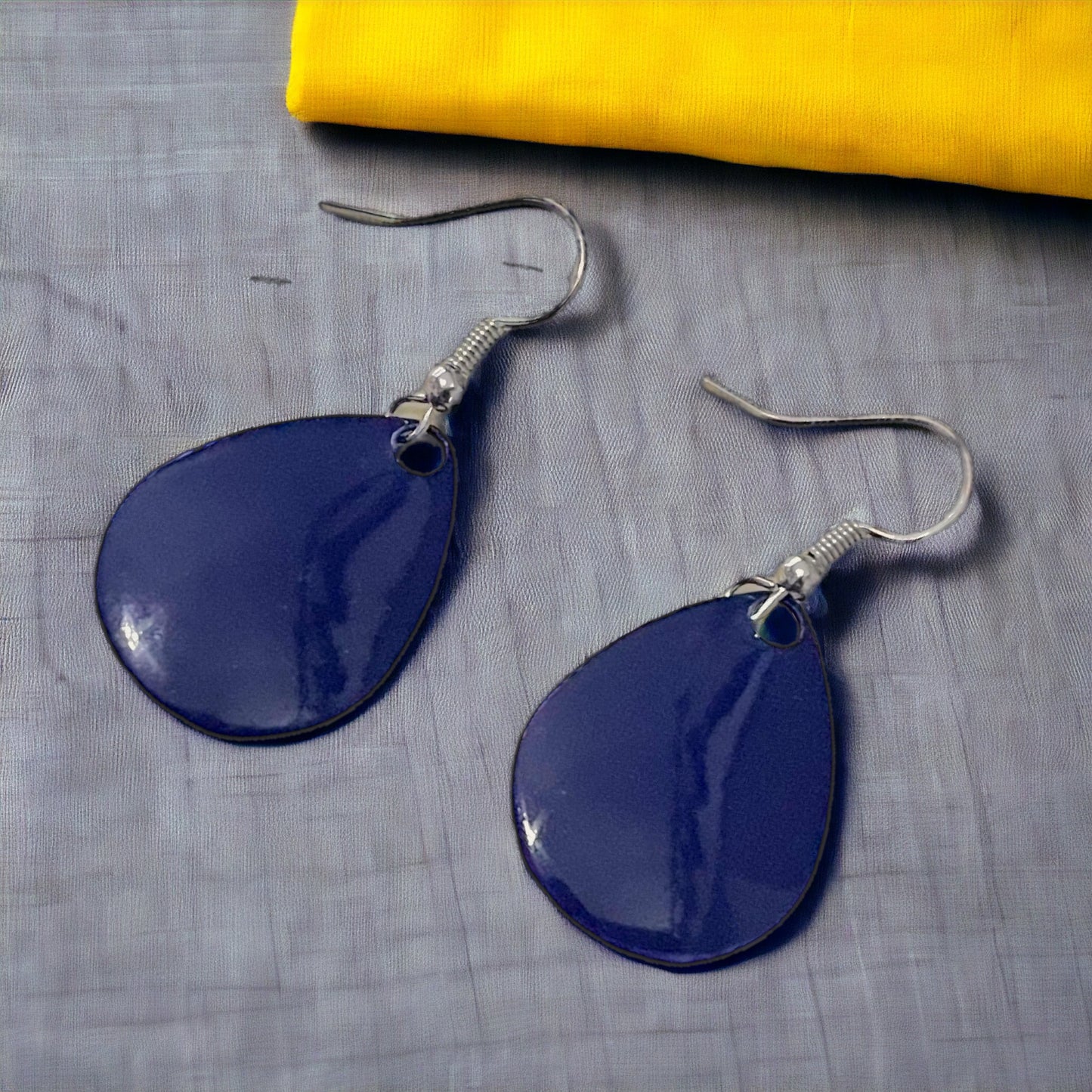 Colorado Spinner Blade Earrings - Midnight Blue