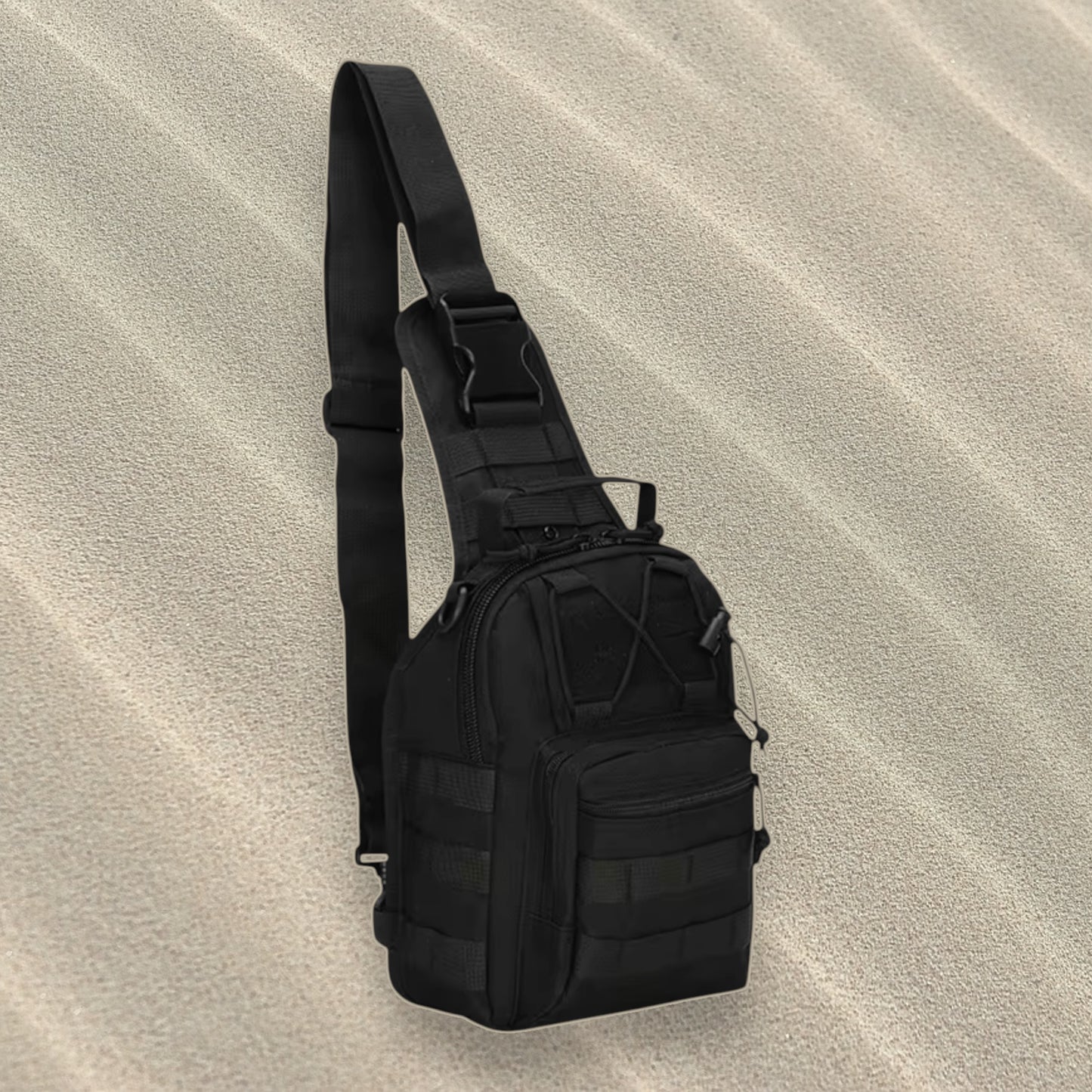 Switchback Tactical Crossbody Sling Tackle Bag - Black