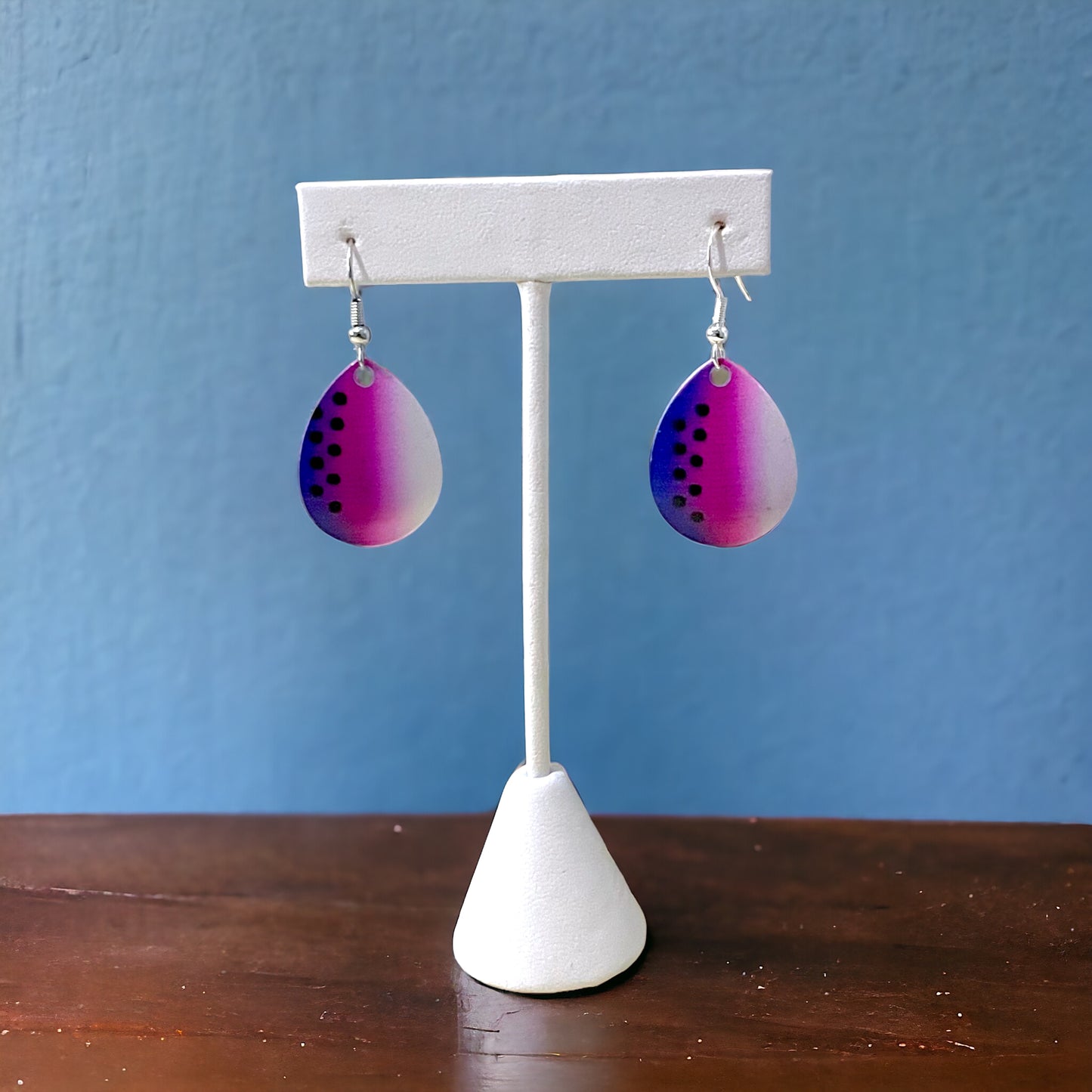 Colorado Spinner Blade Earrings - Purple Betta
