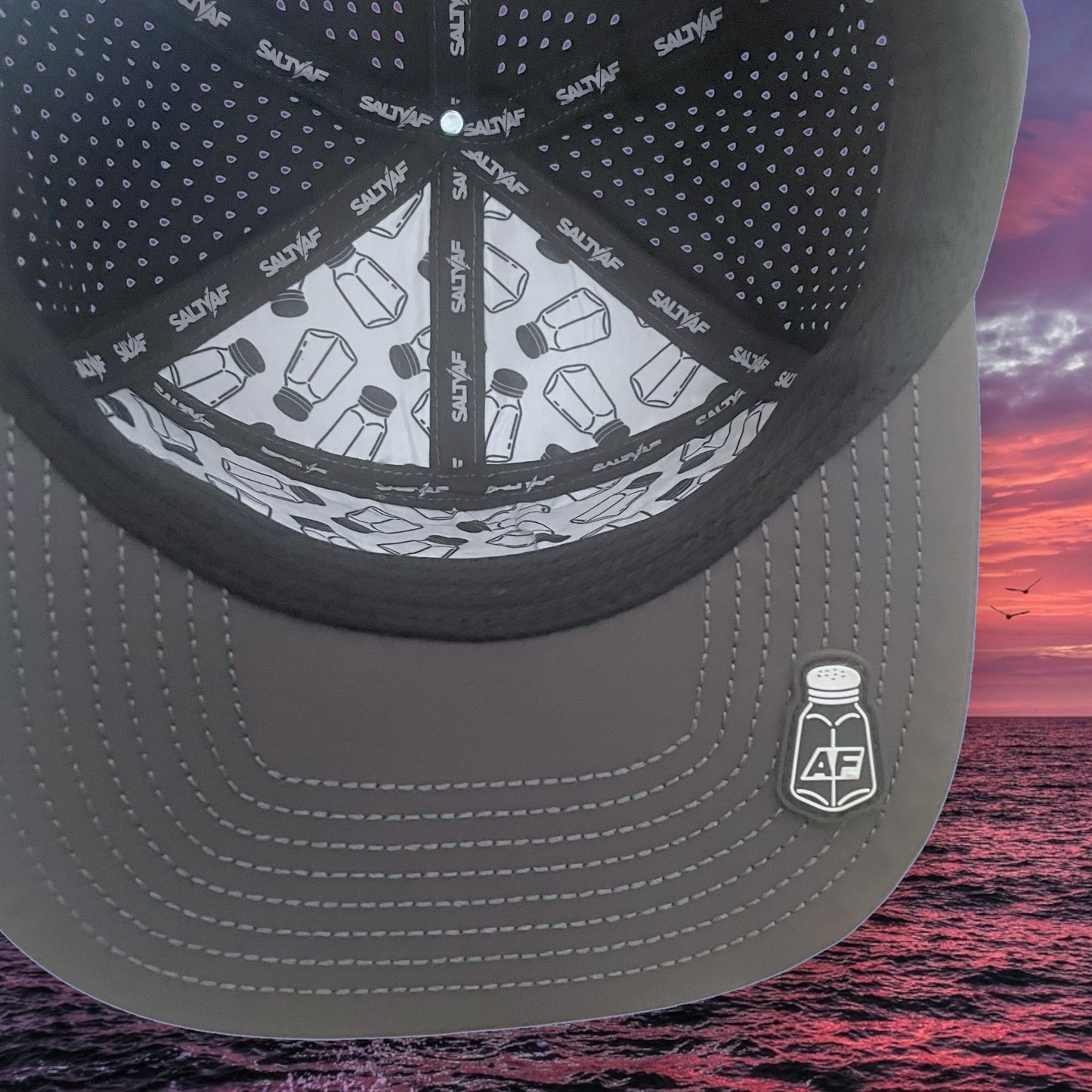 SaltyAF Elite Series Flat Brim Switchback - Slate Blue