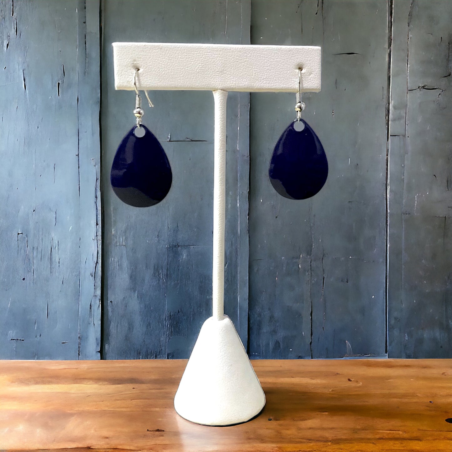 Colorado Spinner Blade Earrings - Midnight Blue