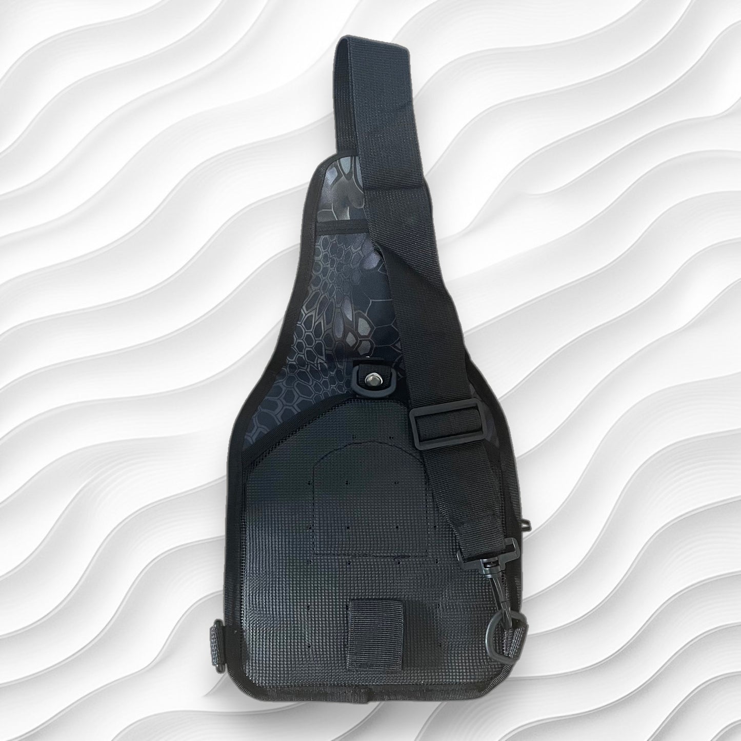 Switchback Tactical Crossbody Sling Tackle Bag - Black Kryptek