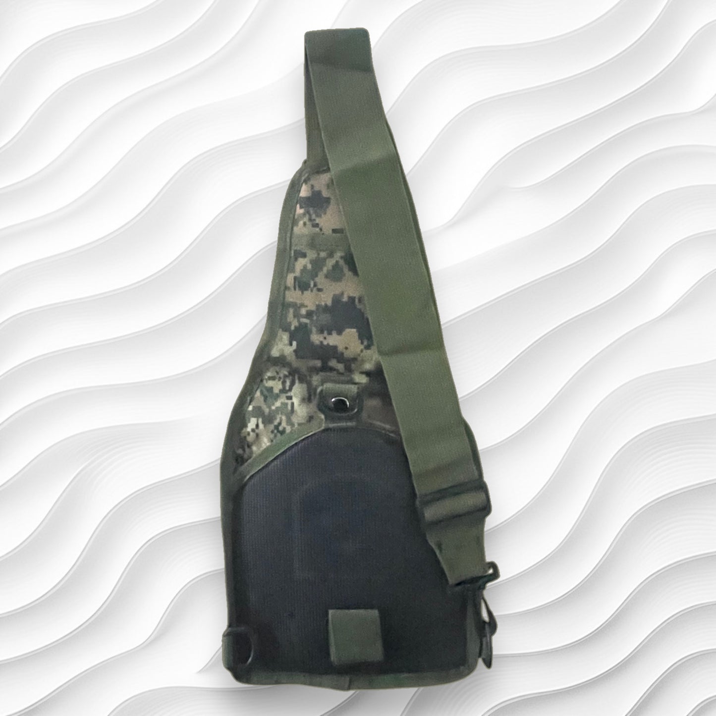 Switchback Tactical Crossbody Sling Tackle Bag - Digital Camo Green