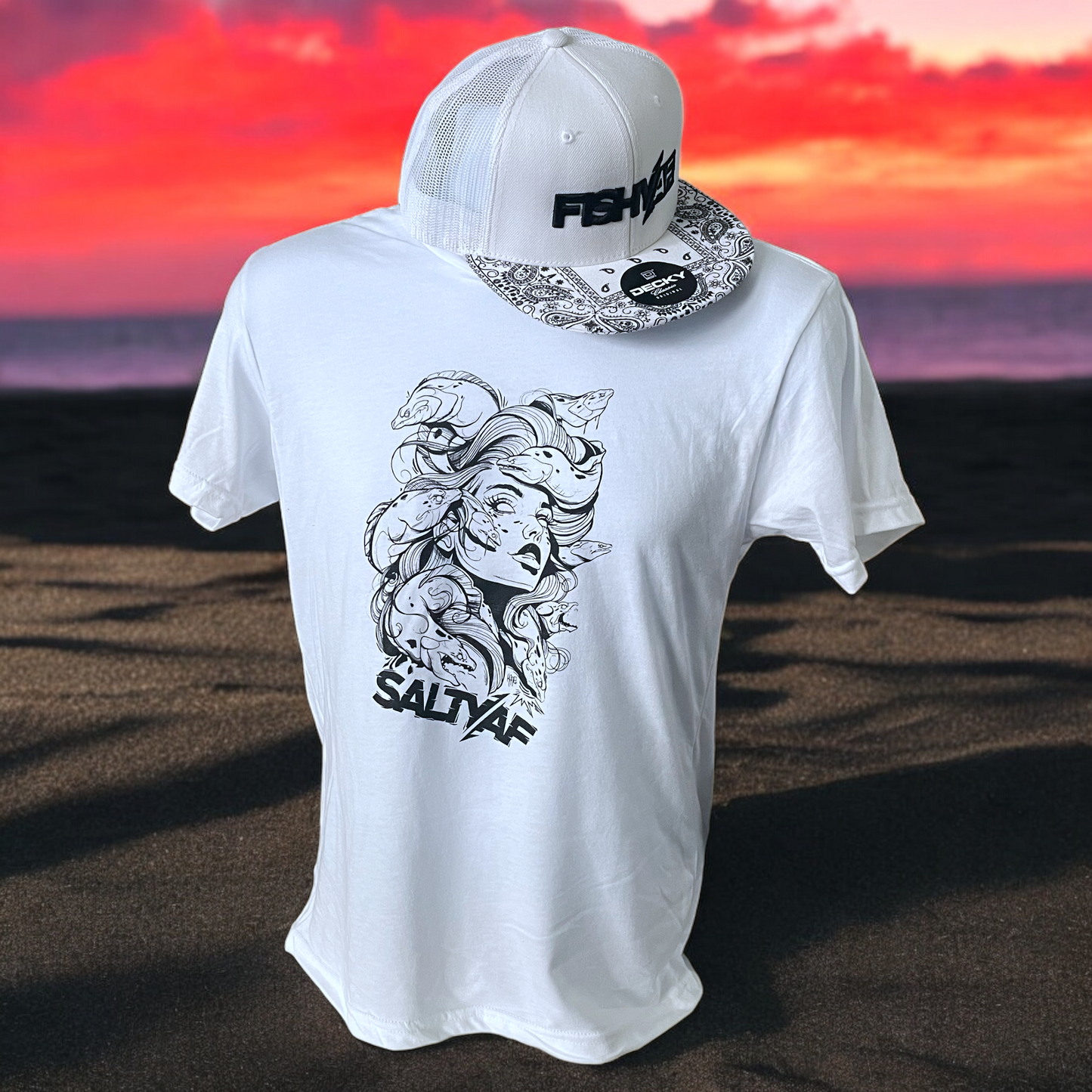 Salty Siren Tee - White
