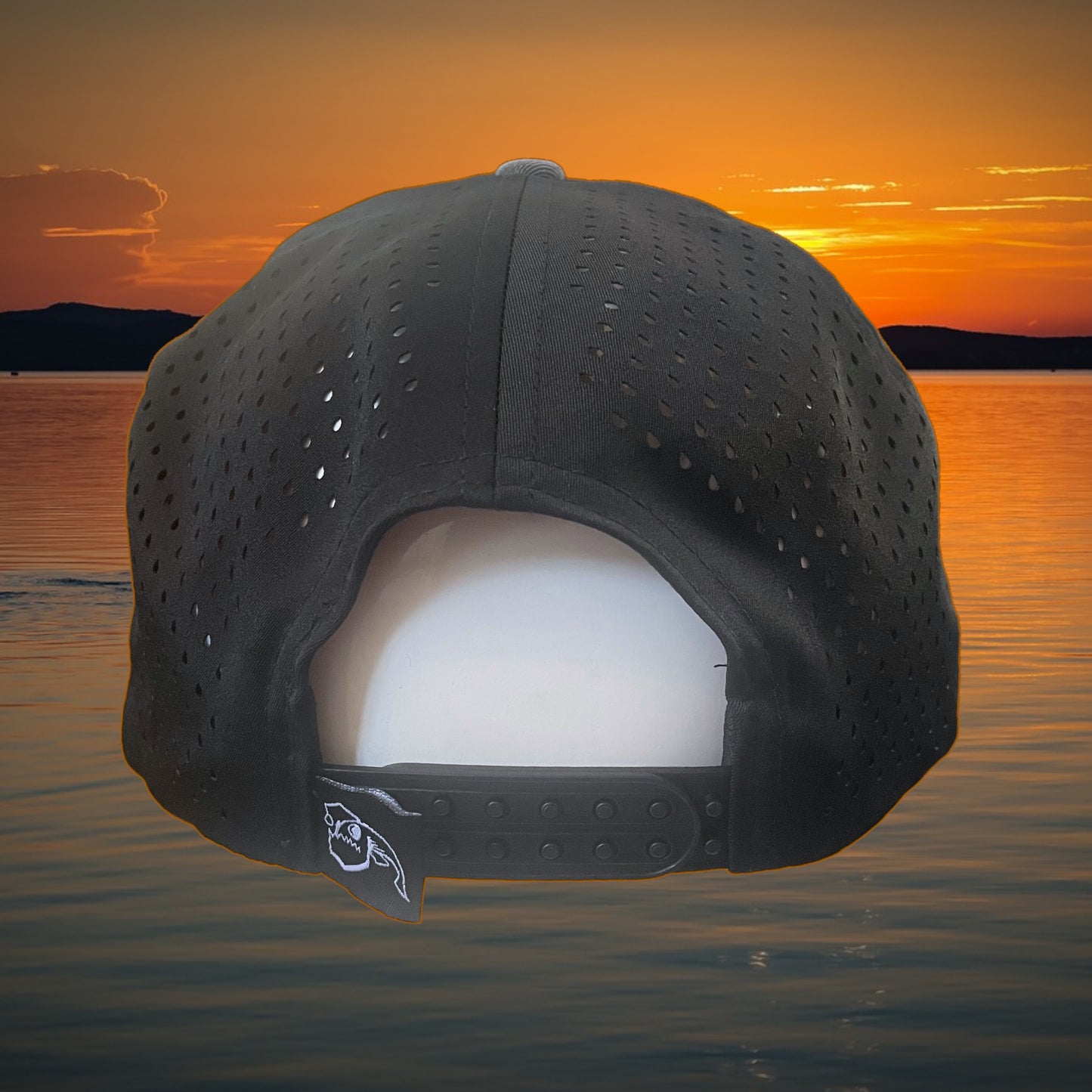 FishyAF Elite Series Flat Brim Switchback - Black/Grey
