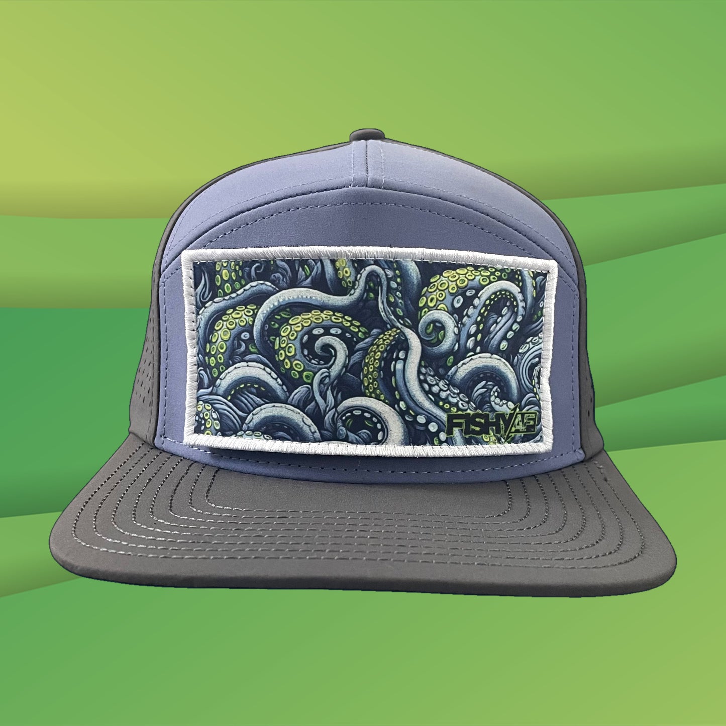 FishyAF Switchback Velcro Hook Patch - Tentacle