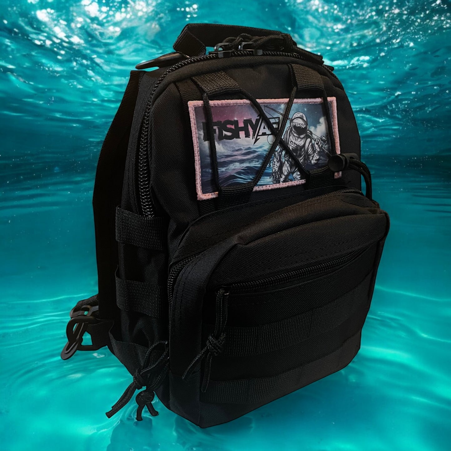 Switchback Tactical Crossbody Sling Tackle Bag - Black
