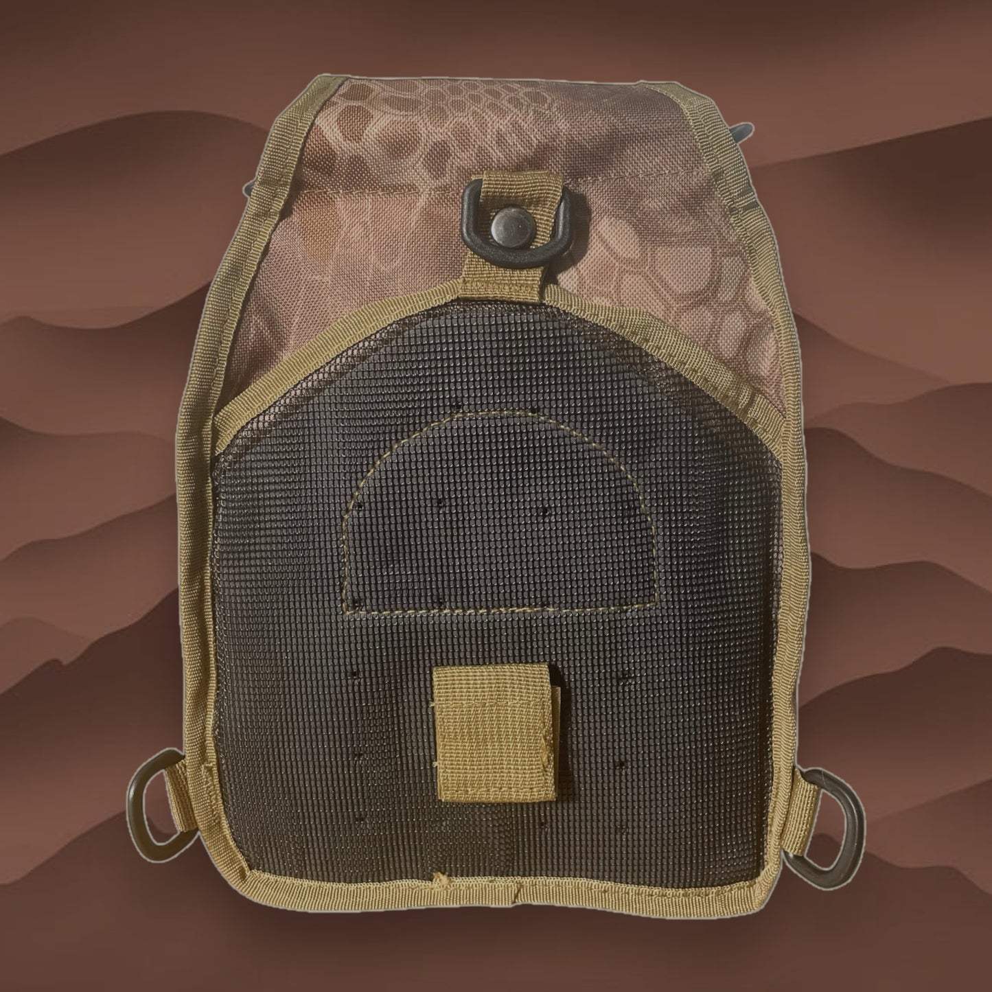 Switchback Tactical Crossbody Sling Tackle Bag - Brown Kryptek