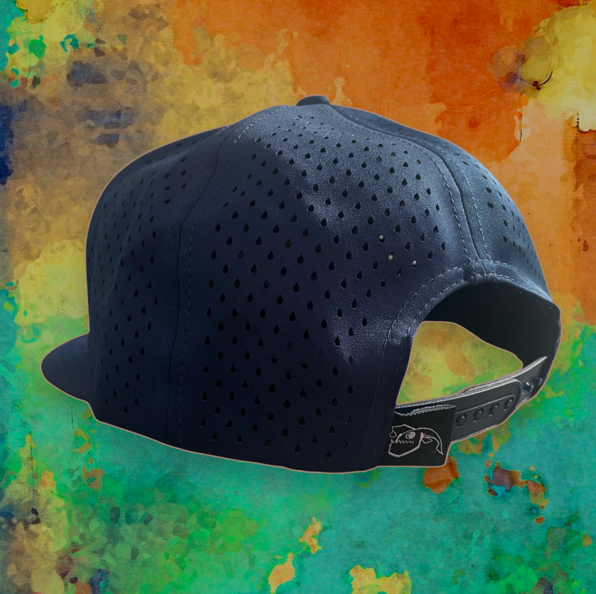 Angler Fish Elite Series Flat Brim Snapback - Blue/Grey