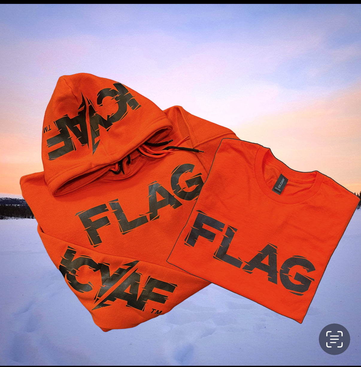 FLAG Tee - Orange