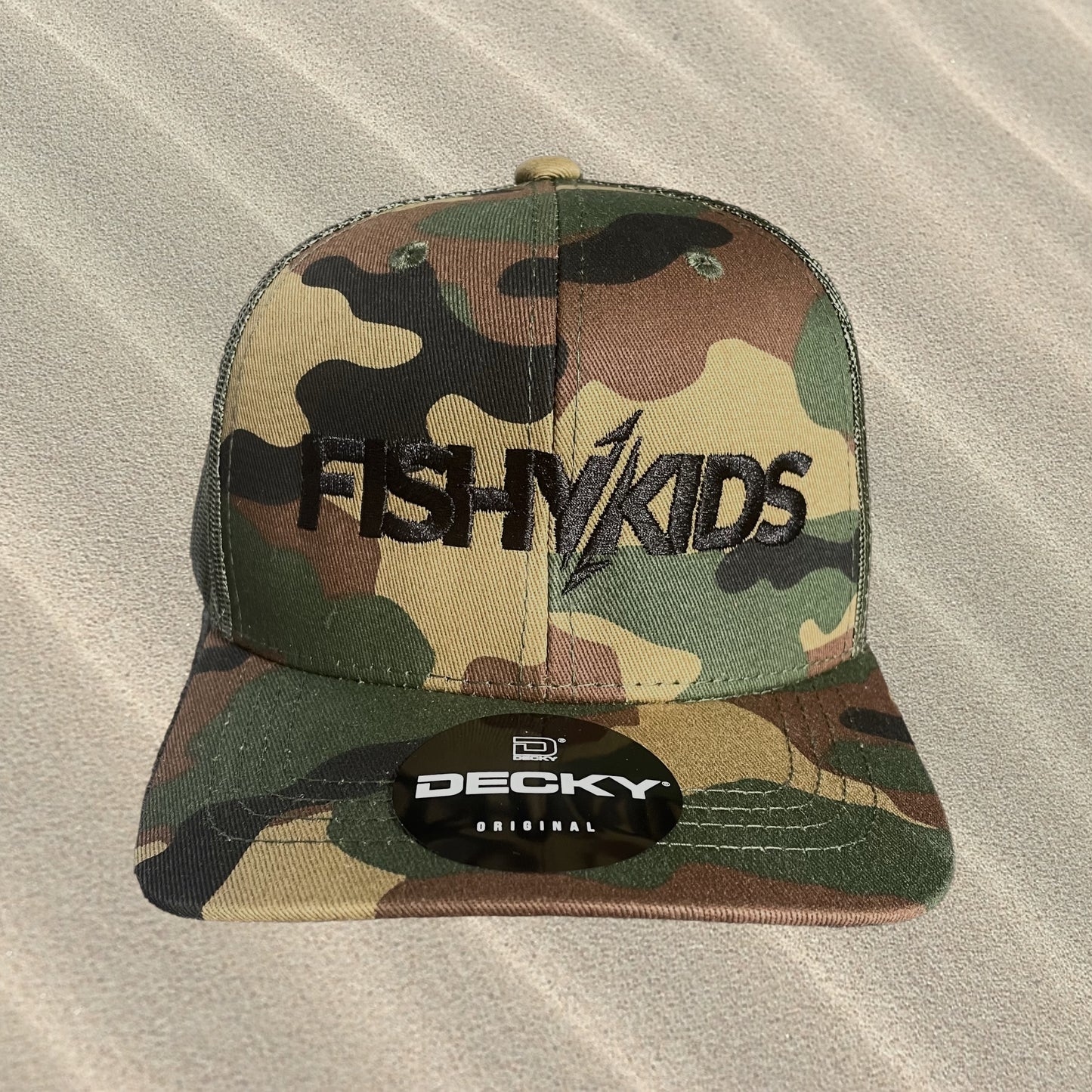 FishyKids Youth Snapback - Camo