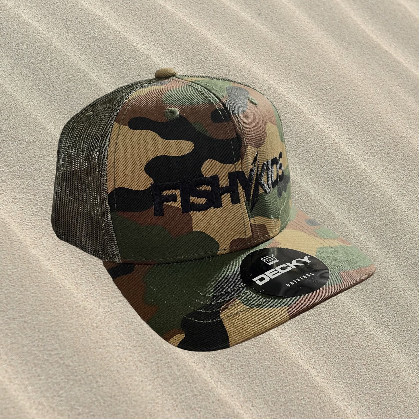 FishyKids Youth Snapback - Camo