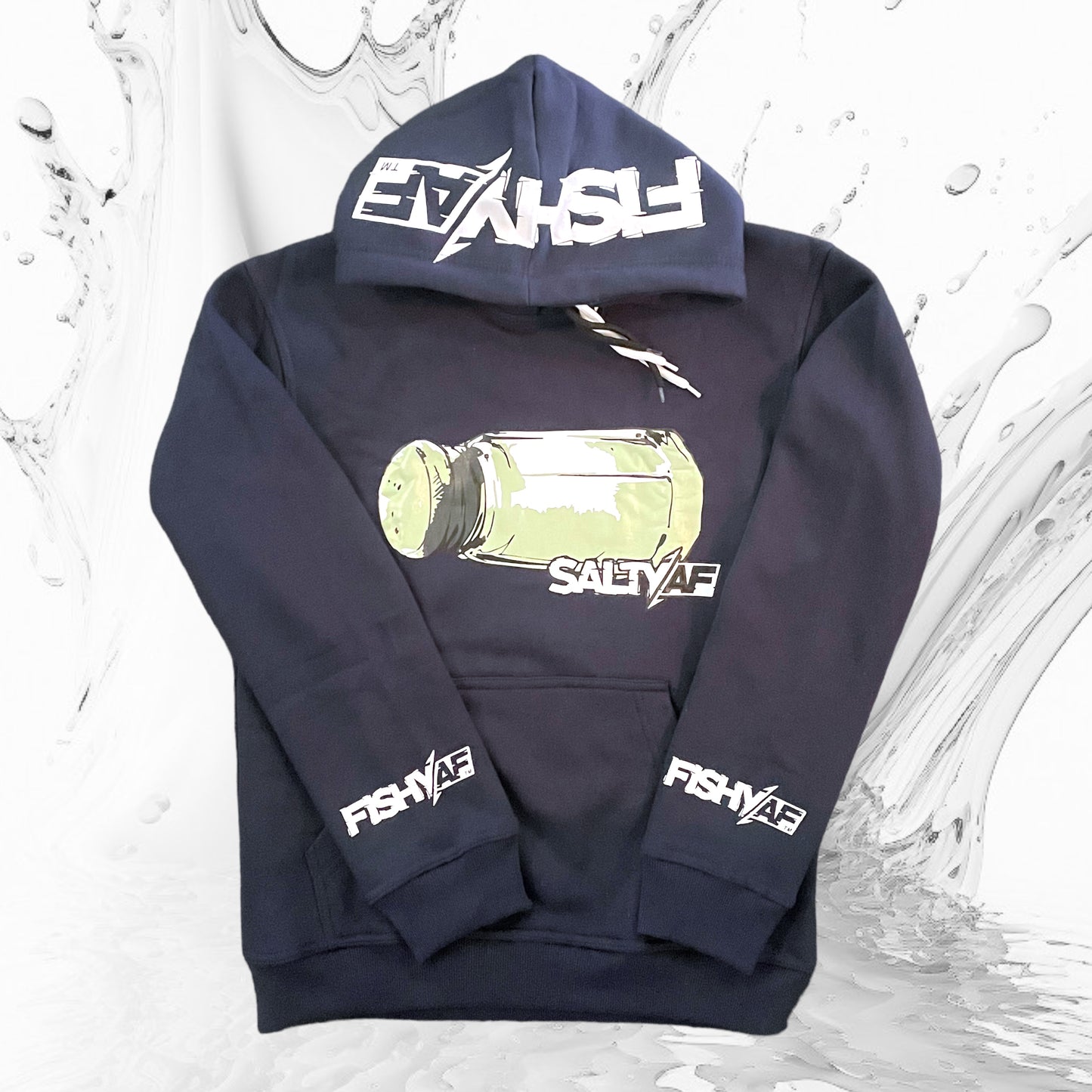 SaltyAF Salt Shaker Hoodie - Blue