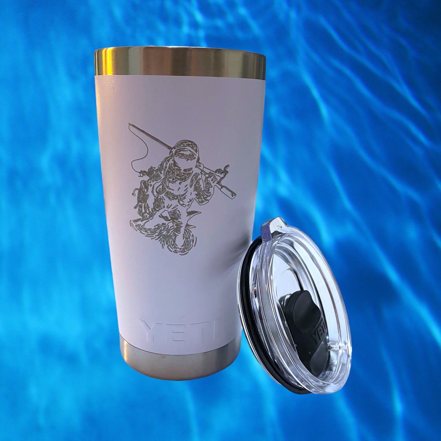 Explorer YETI Rambler 20 oz Tumbler - White