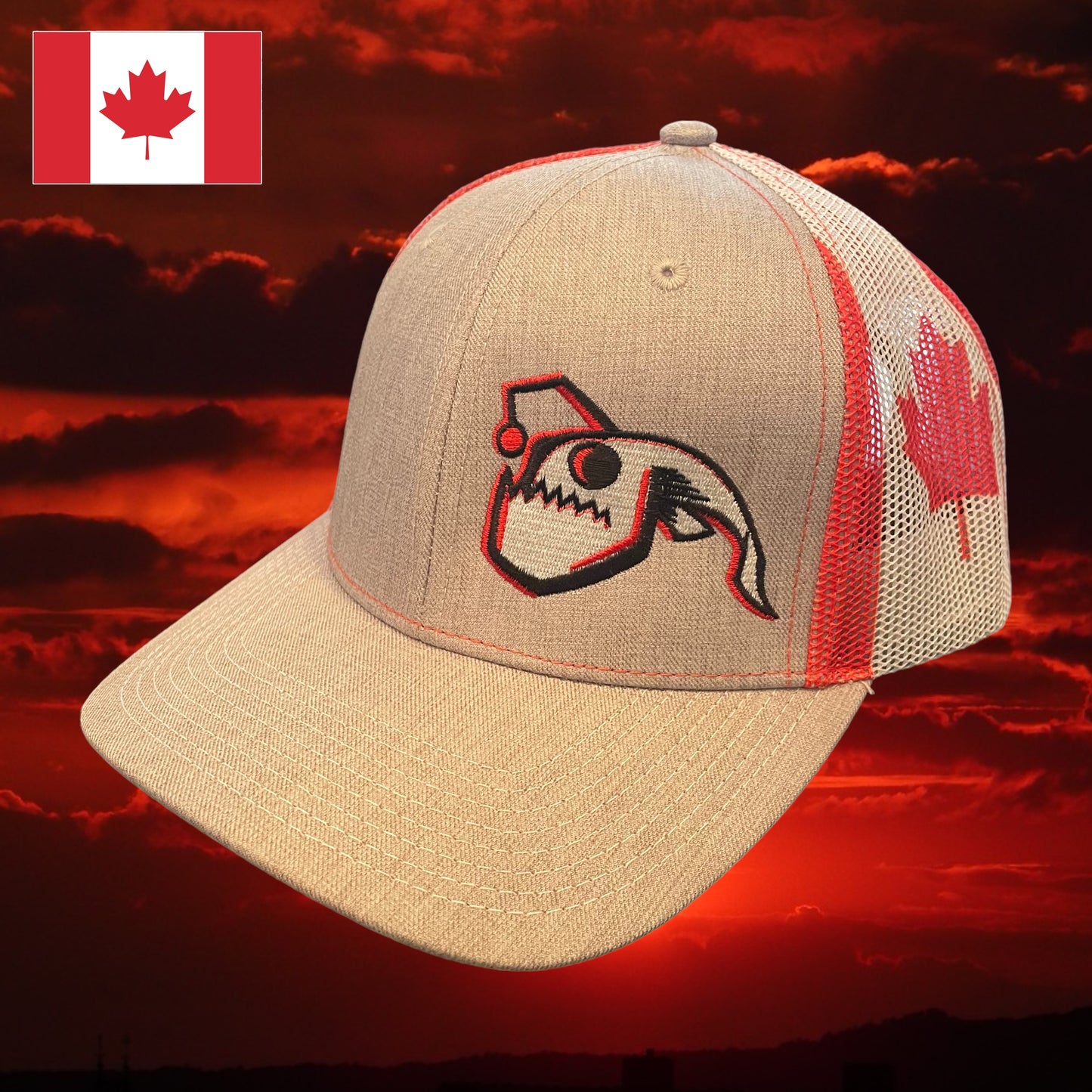 Angler Fish Snapback - Canadian Flag