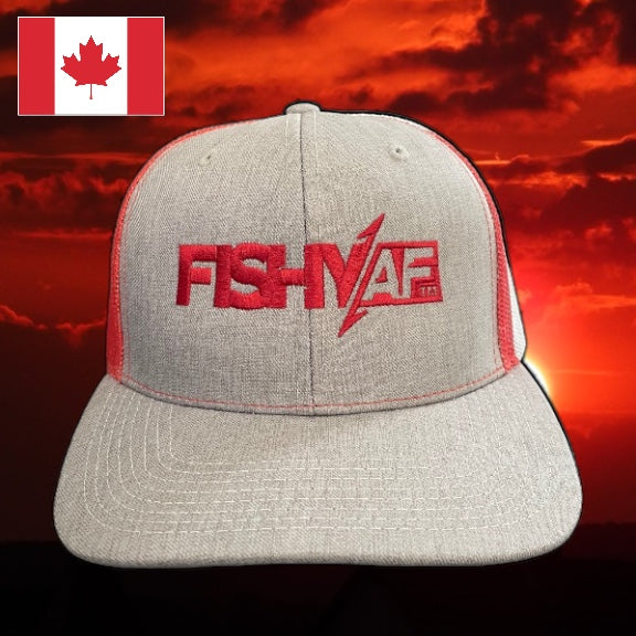 FishyAF Logo Snapback - Canadian Flag