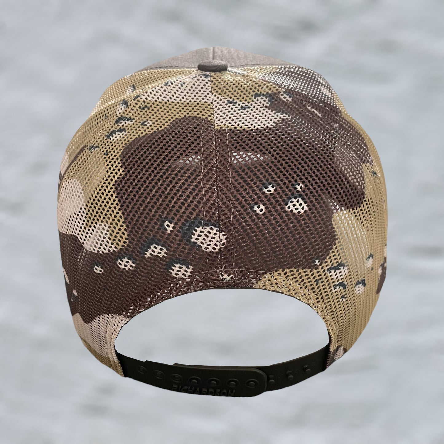 FishyAF Logo Snapback - Brown Camo/Khaki