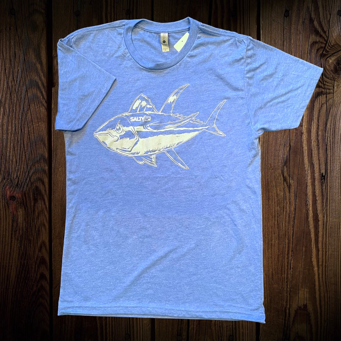 SaltyAF Angry Tuna Tee - Vintage Royal