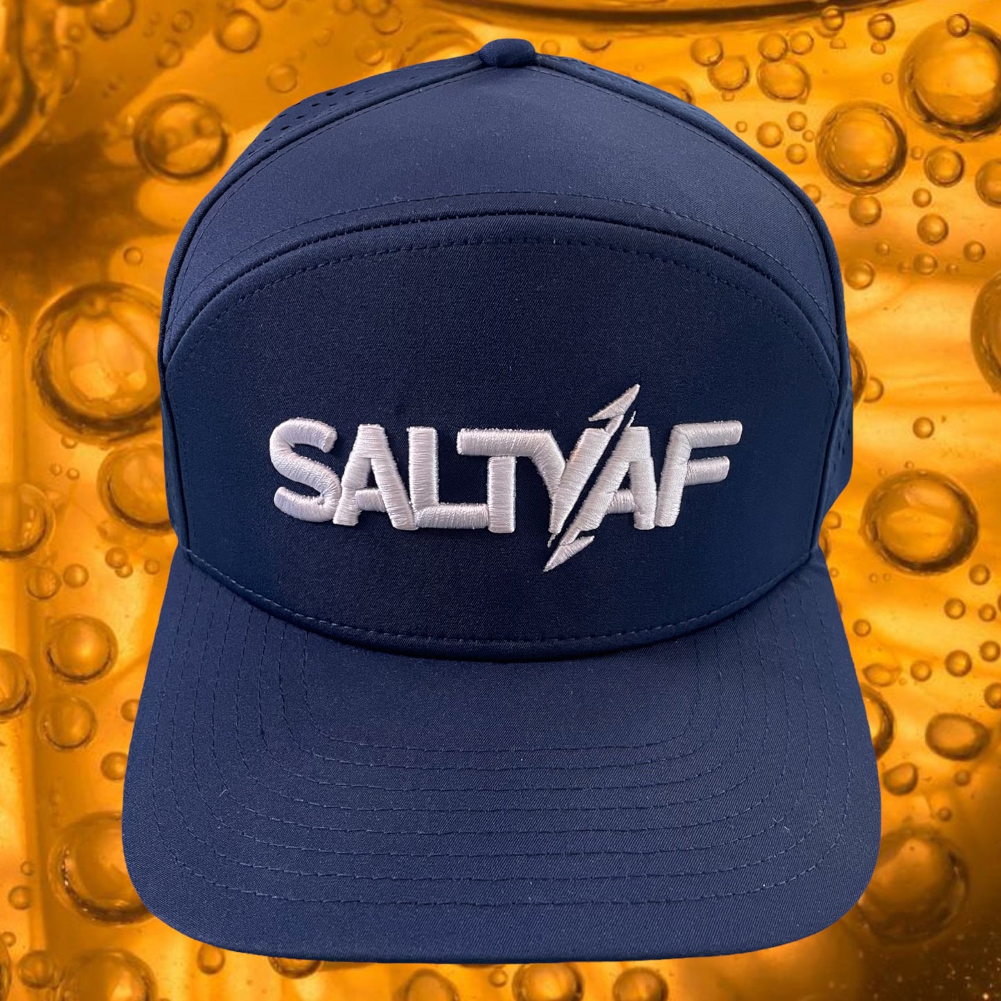 SaltyAF Elite Series 3D Logo Snapback - Blue