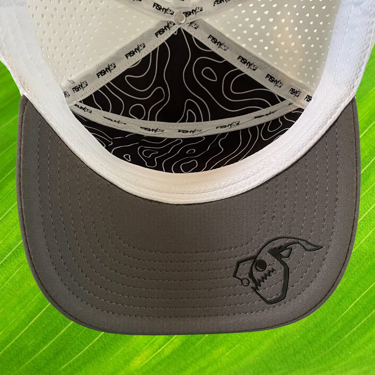 FlyAF Elite Series Snapback - White/Charcoal