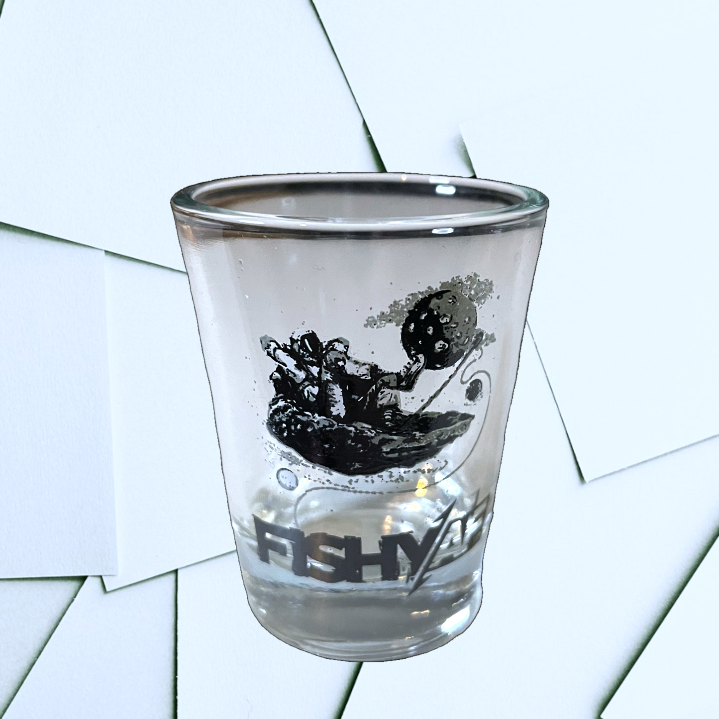 Classic Graphic Shot Glasses - Set of 4