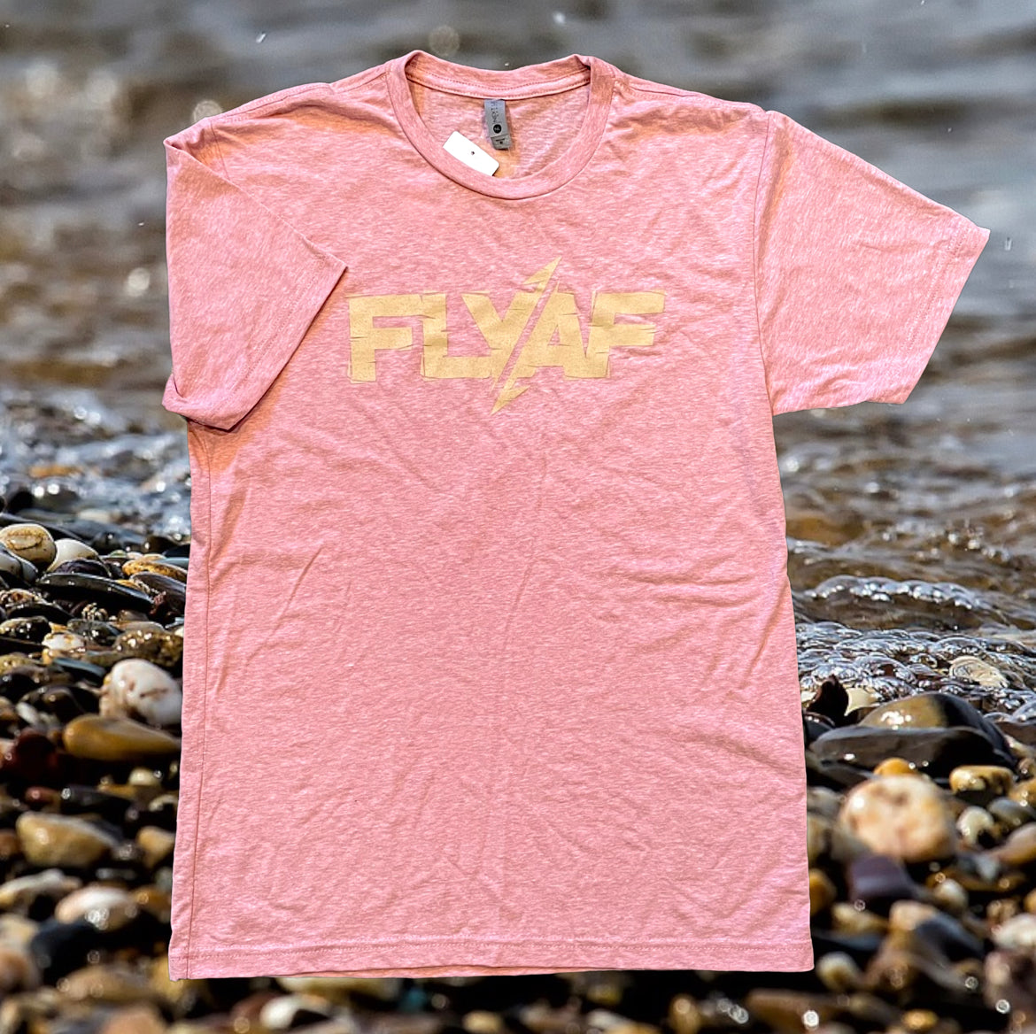 FlyAF Bold Logo Tee - Salmon