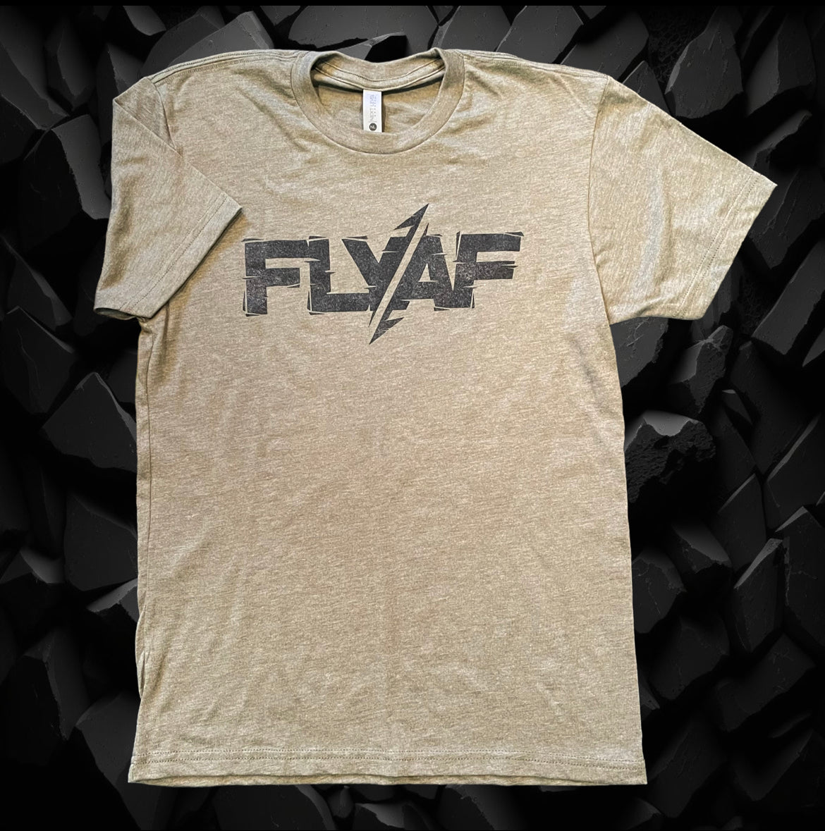 FlyAF Bold Logo Tee - Military Green