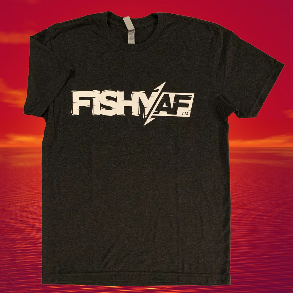 FishyAF Bold Logo Tee - Charcoal
