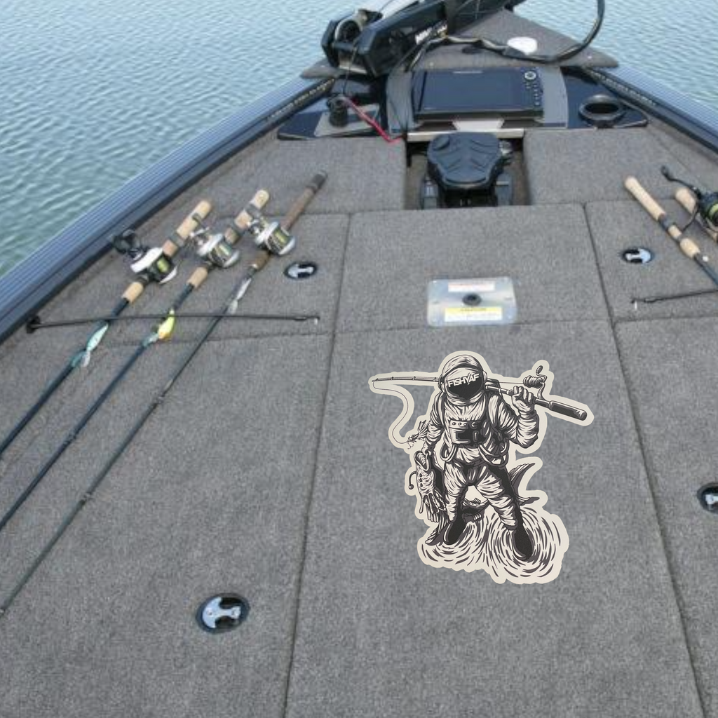 Explorer Boat Carpet Decal 15” FishyAF