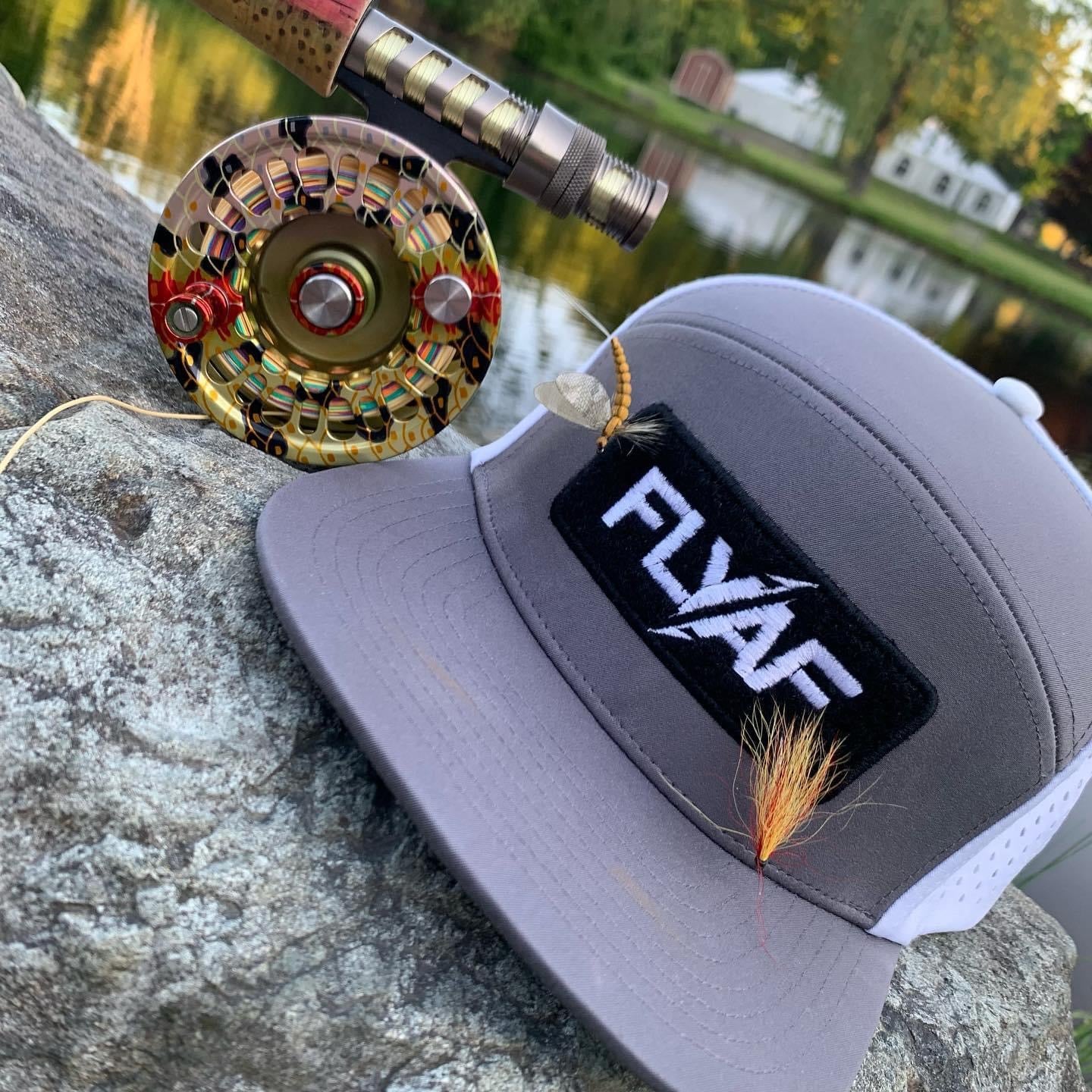 FlyAF Elite Series Snapback - White/Charcoal