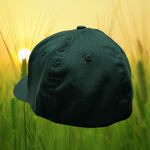 Angler Fish Flexfit Fitted Hat - Hunter Green