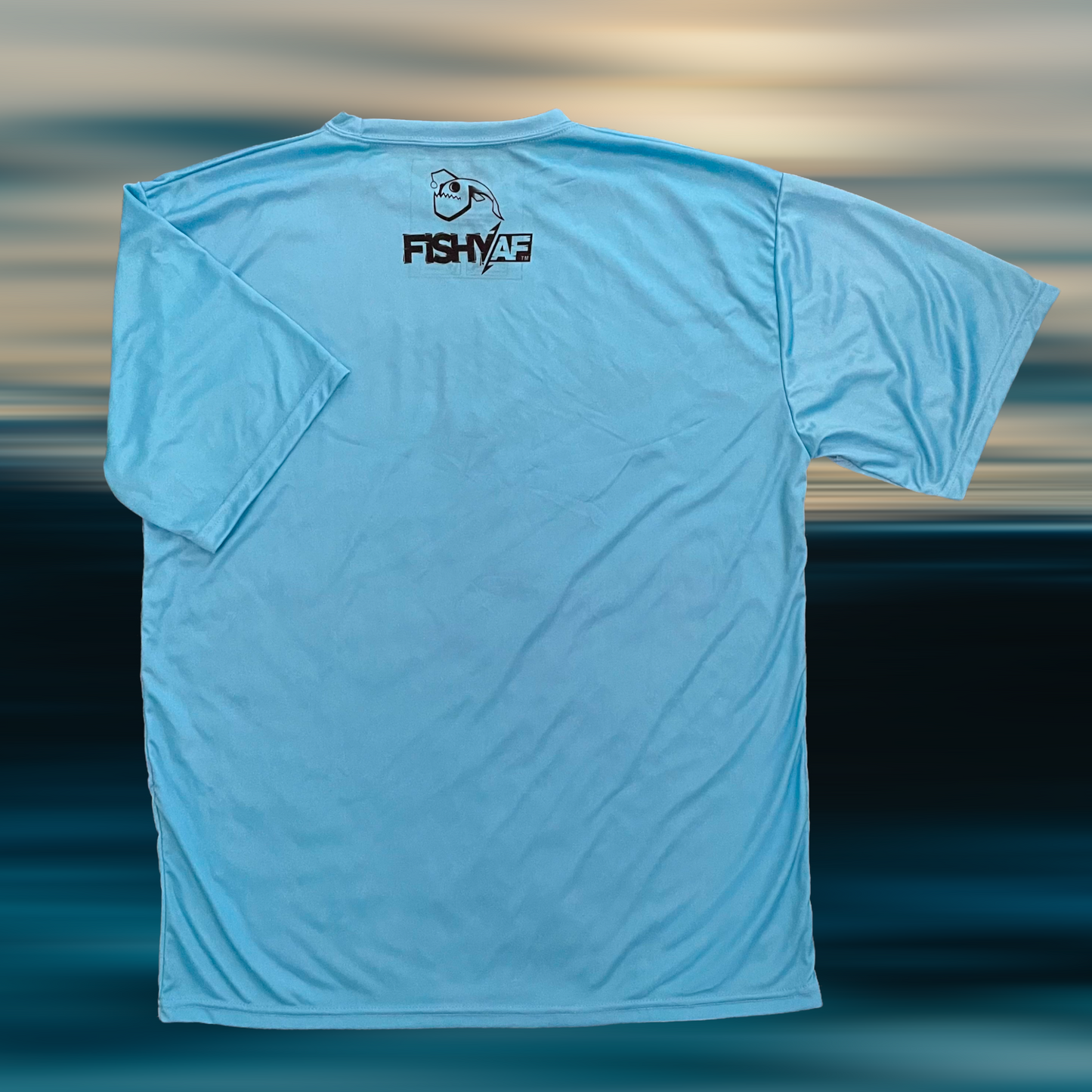 Punk Rock Striper Short Sleeved UPF 50 Performance Shirt - Sky