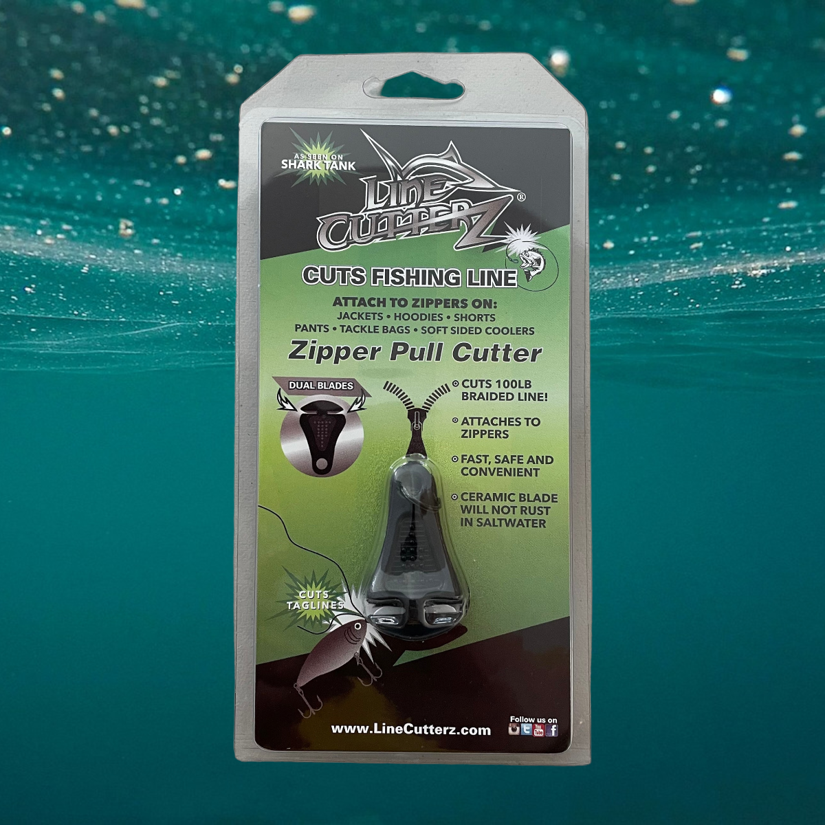 FishyAF Line Cutterz Zipper Pull