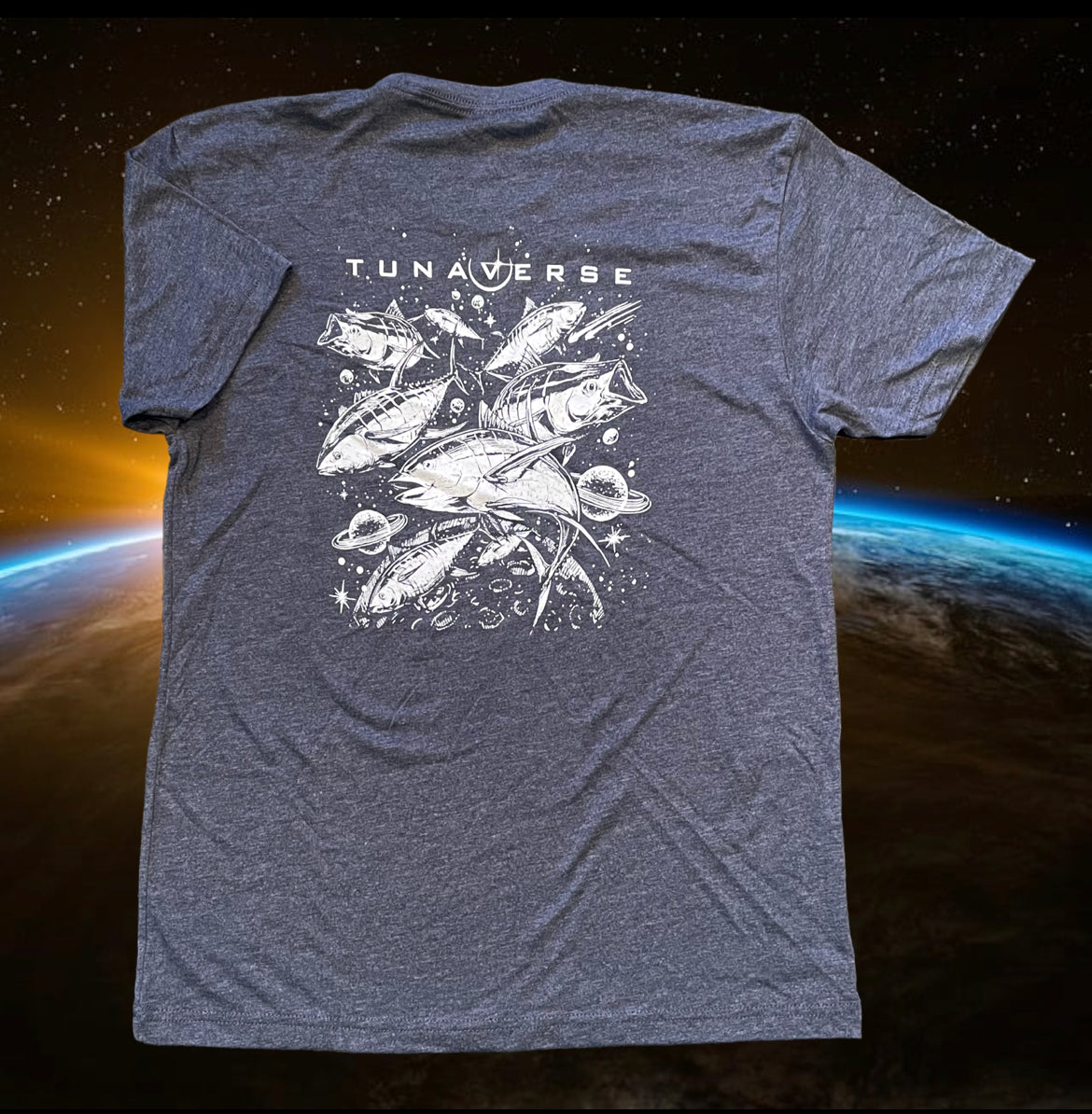 Tunaverse Tee - Vintage Navy