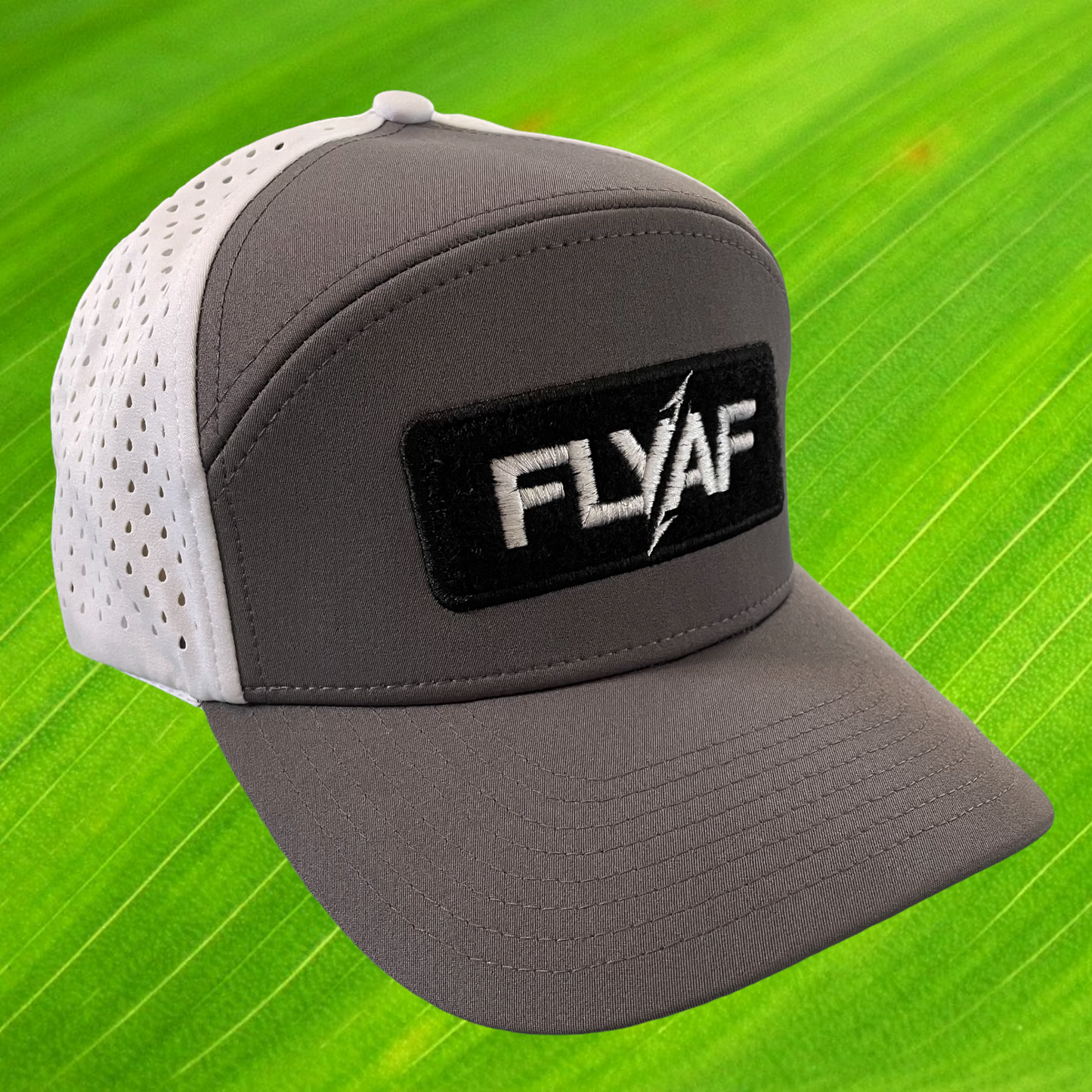 FlyAF Elite Series Snapback - White/Charcoal